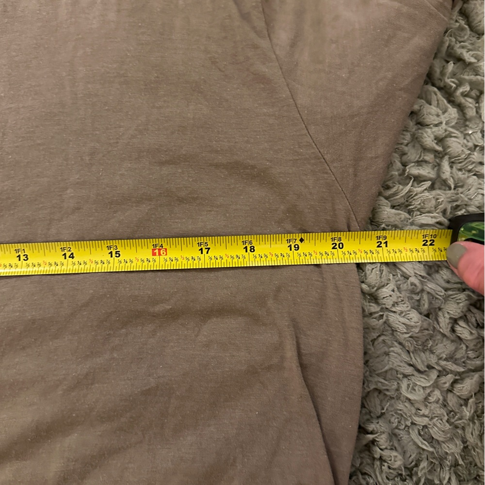 John Elliott Khaki Green T-shirt Size 3 - Picture 5 of 6